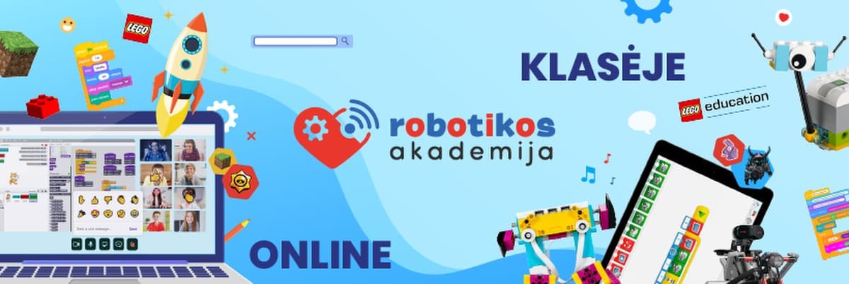 Robotikos Akademija logo