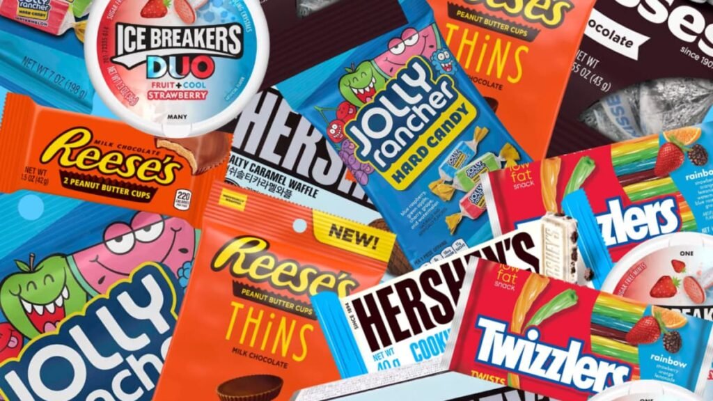 „The Hershey Company“ šiuo metu yra didžiausia šokolado gamintoja JAV „The Hershey Company“ šiuo metu yra didžiausia šokolado gamintoja JAV