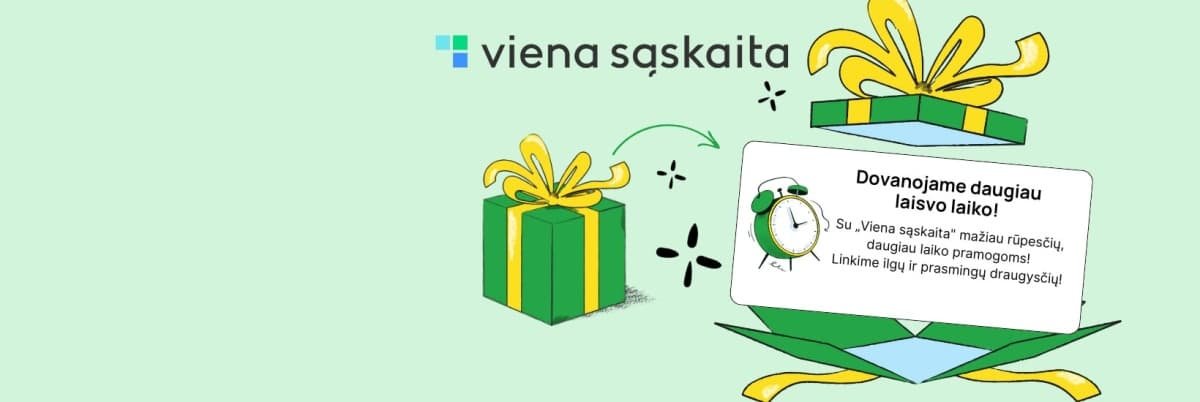 Viena Sąskaita logo